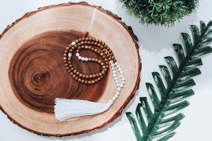 jewelry for anxiety, anxiety necklace, mala beads,
