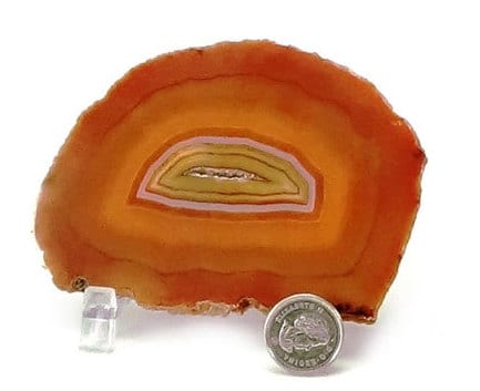 orange agate slices, orange agate healing properties, 