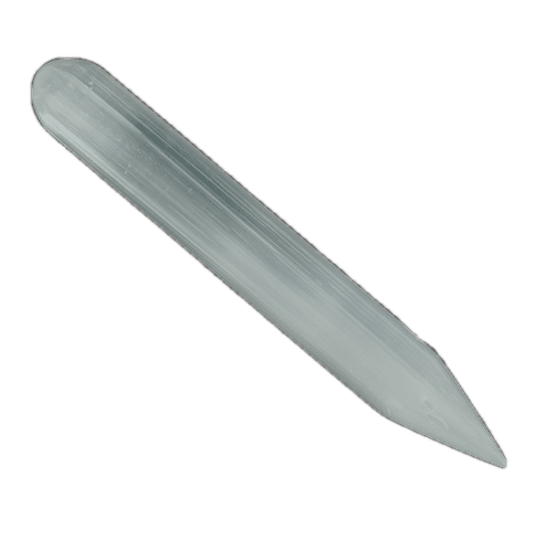 selenite rod, selenite wand, selenite stick, high vibe stones, 