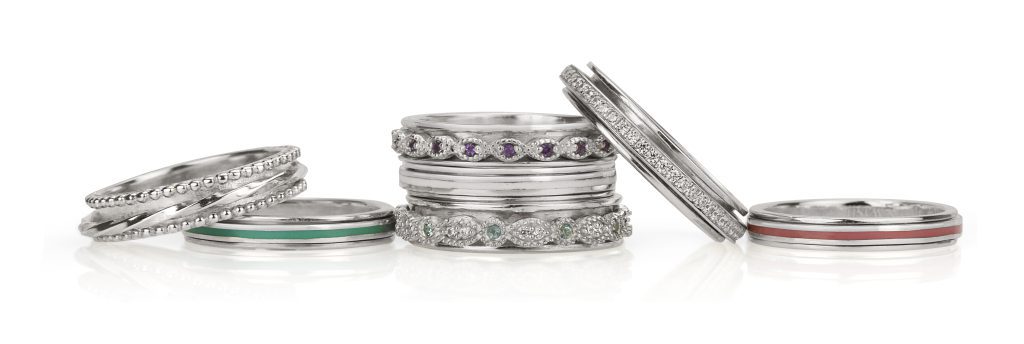 Diverse spinning rings suitable for anxiety relief and fashion.