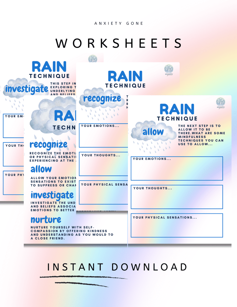 mental health worksheets